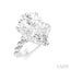 Pear Shape Semi-Mount Diamond Engagement Ring