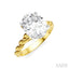 Oval Shape Semi-Mount Diamond Engagement Ring