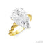 Pear Shape Semi-Mount Diamond Engagement Ring