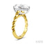 Pear Shape Semi-Mount Diamond Engagement Ring