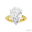 Pear Shape Semi-Mount Diamond Engagement Ring
