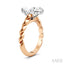 Marquise Shape Semi-Mount Diamond Engagement Ring