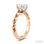 Oval Shape Semi-Mount Diamond Engagement Ring