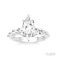 Marquise Shape Semi-Mount Diamond Engagement Ring