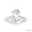 Marquise Shape Semi-Mount Diamond Engagement Ring