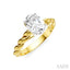 Oval Shape Semi-Mount Diamond Engagement Ring