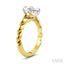 Pear Shape Semi-Mount Diamond Engagement Ring