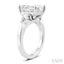 Emerald Shape Semi-Mount Diamond Engagement Ring