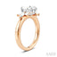 Marquise Shape Semi-Mount Diamond Engagement Ring