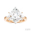 Marquise Shape Semi-Mount Diamond Engagement Ring