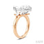 Marquise Shape Semi-Mount Diamond Engagement Ring