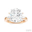 Oval Shape Semi-Mount Diamond Engagement Ring