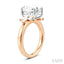 Oval Shape Semi-Mount Diamond Engagement Ring