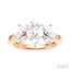 Pear Shape Semi-Mount Diamond Engagement Ring