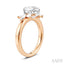 Pear Shape Semi-Mount Diamond Engagement Ring