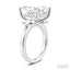 Emerald Shape Semi-Mount Diamond Engagement Ring
