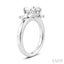 Marquise Shape Semi-Mount Diamond Engagement Ring