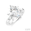 Marquise Shape Semi-Mount Diamond Engagement Ring