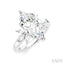 Marquise Shape Semi-Mount Diamond Engagement Ring
