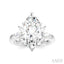 Marquise Shape Semi-Mount Diamond Engagement Ring