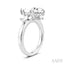 Marquise Shape Semi-Mount Diamond Engagement Ring