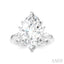 Marquise Shape Semi-Mount Diamond Engagement Ring