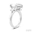 Marquise Shape Semi-Mount Diamond Engagement Ring