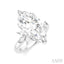 Marquise Shape Semi-Mount Diamond Engagement Ring