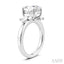 Oval Shape Semi-Mount Diamond Engagement Ring
