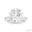 Oval Shape Semi-Mount Diamond Engagement Ring