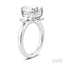 Oval Shape Semi-Mount Diamond Engagement Ring