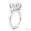 Princess Shape Semi-Mount Diamond Engagement Ring