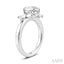 Pear Shape Semi-Mount Diamond Engagement Ring