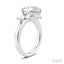 Pear Shape Semi-Mount Diamond Engagement Ring