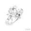 Pear Shape Semi-Mount Diamond Engagement Ring
