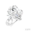 Pear Shape Semi-Mount Diamond Engagement Ring