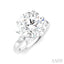 Round Shape Semi-Mount Diamond Engagement Ring