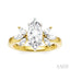 Marquise Shape Semi-Mount Diamond Engagement Ring