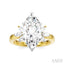 Marquise Shape Semi-Mount Diamond Engagement Ring