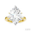Marquise Shape Semi-Mount Diamond Engagement Ring