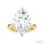 Marquise Shape Semi-Mount Diamond Engagement Ring