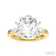 Oval Shape Semi-Mount Diamond Engagement Ring