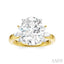 Oval Shape Semi-Mount Diamond Engagement Ring
