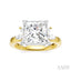 Princess Shape Semi-Mount Diamond Engagement Ring
