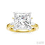 Princess Shape Semi-Mount Diamond Engagement Ring