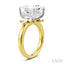 Princess Shape Semi-Mount Diamond Engagement Ring