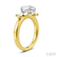 Pear Shape Semi-Mount Diamond Engagement Ring