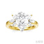 Pear Shape Semi-Mount Diamond Engagement Ring