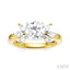 Round Shape Semi-Mount Diamond Engagement Ring