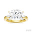 Round Shape Semi-Mount Diamond Engagement Ring